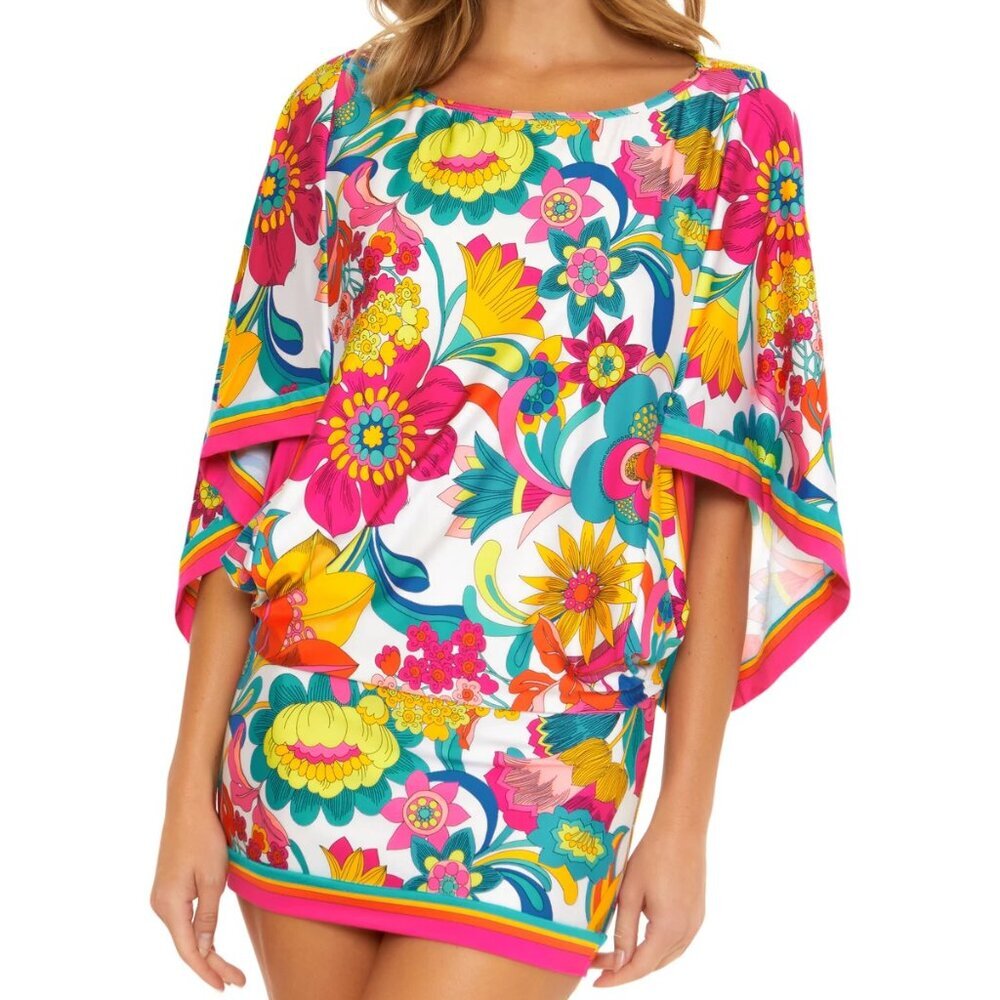 NWT Trina Turk Fontaine Top Tunic Cover Up Dress